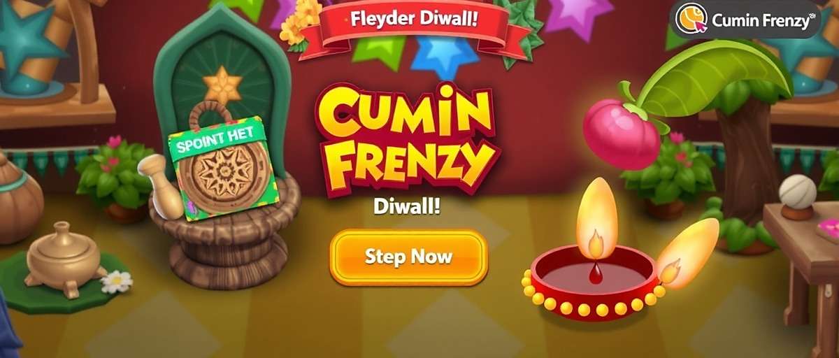 Cumin Frenzy Diwali Festival Event Cumin Frenzy Diwali special event showcasing festive decorations and special in-game items